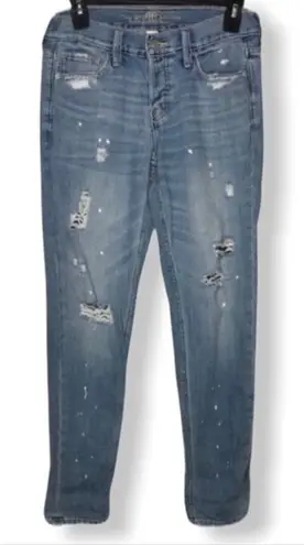 Abercrombie & Fitch A&F 1892 Collection‎ Boyfriend Straight Destroyed - Image 1
