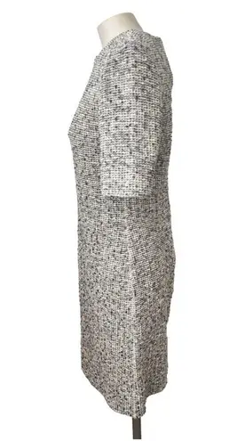St. John Boucle Ecru Multicolor Knit Mini Dress size 6
