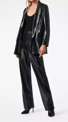ALLSAINTS NWOT ALL SAINTS Leanna Sequined Trousers Petrol, Size 10