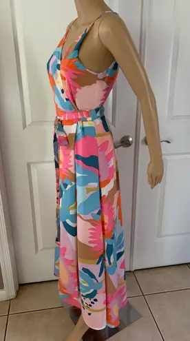 Hutch (Anthropologie) Women's Floral Wrap High-Low Maxi Dress