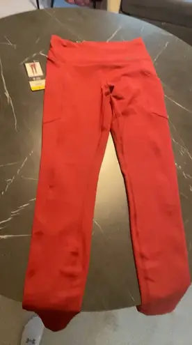 Eddie Bauer Red Leggings