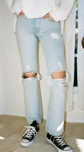 Urban Outfitters Light Ripped Jeans  