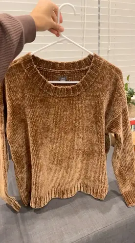 Aerie Brown Crop Sweater