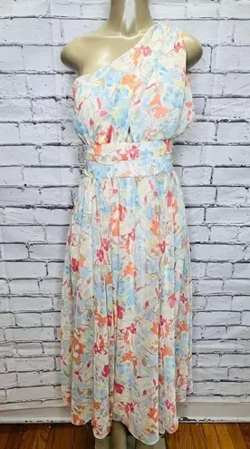 Likely  Sara Watercolor Floral Midi Dress size 6 NWOT