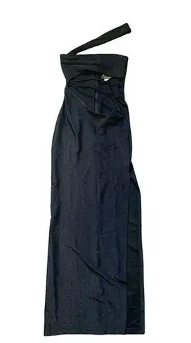 Atria Black Sparkling Cutout Gown XS