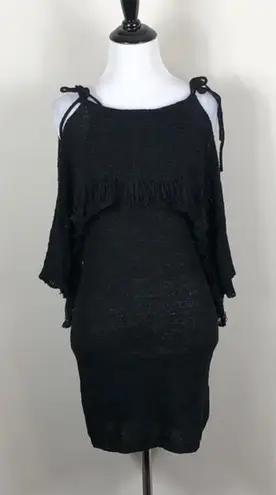 Somedays Lovin Dress Crochet Knit Cold Shoulder