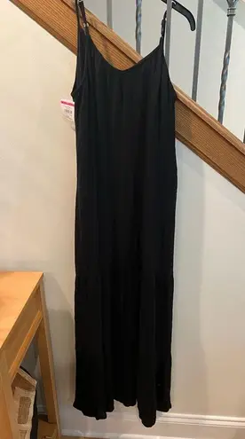 Elan  Black Jordyn Maxi Cover-Up