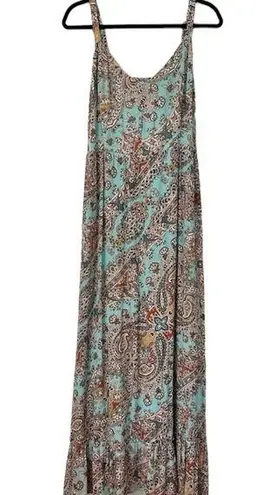 Cynthia Rowley  Boho Paisley Sleeveless Maxi Dress