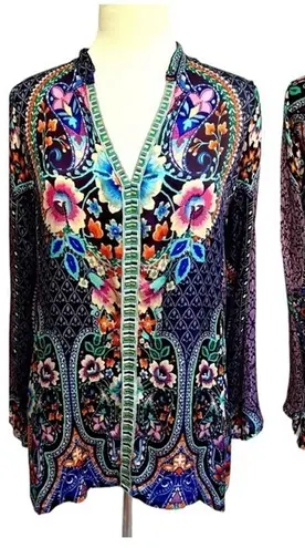 Johnny Was HOUSTEIN CHARMEUSE TUNIC Embroidered NWT