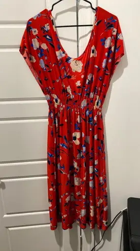 YOUNG USA Summer Floral Midi Sundress Dress