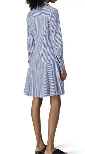Derek Lam Collective Blue Striped Shirt Dress Size 38
