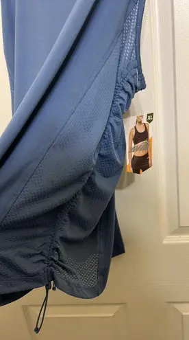 Avia Blue Moon Women's Ruched Active Tank Top