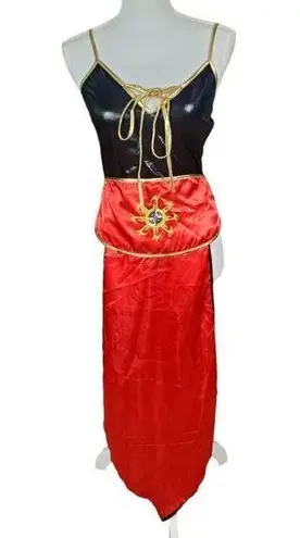 Yandy Ninja Costume Large Samurai Dragon Lady Fancy Dress Red Warrior Halloween