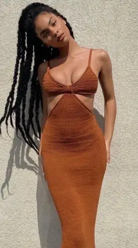 Cult Gaia Serita Dress in Amber (NWT)