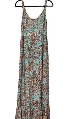 Cynthia Rowley  Boho Paisley Sleeveless Maxi Dress