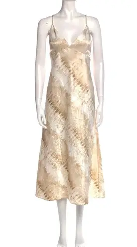 House Of Harlow 1960 X Sofia Richie Adeena Slip Dress Neutral Casual Minimalist