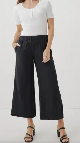 Pact 100% Organic Cotton Coastal Double Gauze Wide Leg Pant
