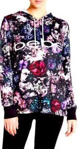 Bebe Floral Print Hoodie