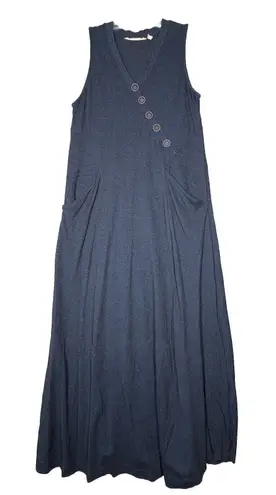 Soft Surroundings Dress Women Small Petite Anneli Midi Dress Bohemian Lagenlook