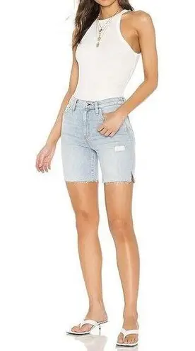 Hudson Jeans NEW Hudson Hana Denim Mini Biker Short in Devout Size 27