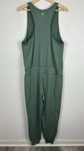 Sweaty Betty  Womens Gary Jumpsuit Activewear Yoga Green Size XL Performance