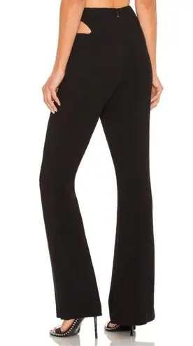 H:ours HOURS From REVOLVE Chardonnay High Waisted Cutout Black Flare Pants Sexy Size S