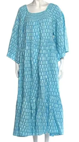 Anaak Amina Bell Maxi Dress in blue bell S NWT Blue
