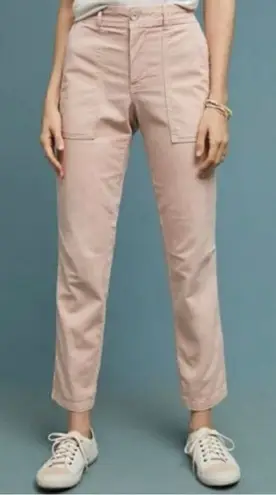 Anthropologie  The Wanderer Cargo pants blush pink pockets size 25