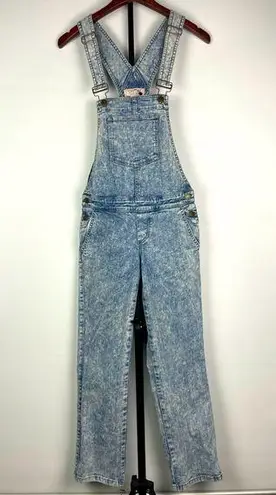 Guess  Jeans Blue Acid Wash Skinny Denim Overalls Pants