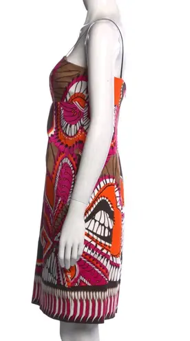 David Meister Printed Mini Slip Dress Size 8 EUC