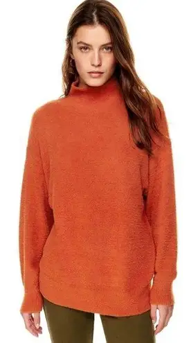 Wilfred  Free Hush Knit Turtleneck Sweater Copper Red