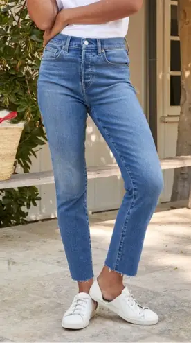 Frank & Eileen high rise cork jeans size 31 medium wash NWOT never worn