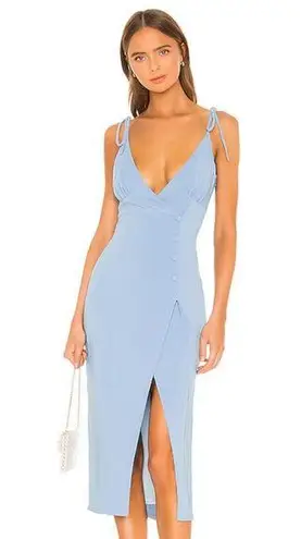 Camila Coelho  Aaliyah Midi Dress in Periwinkle Blue