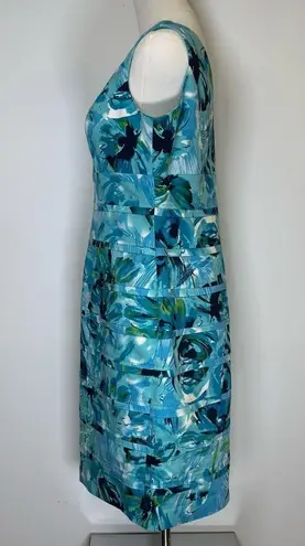 American Living Tiered Sheath Dress Cotton Sleeveless V-Neck Women’s Size 12