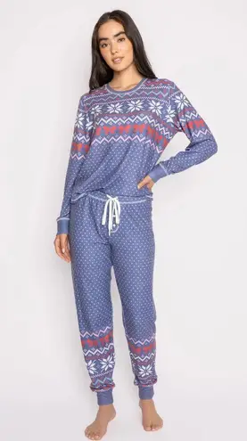 P.J. Salvage  Cozy Vibes Holiday Bow Pajama Set