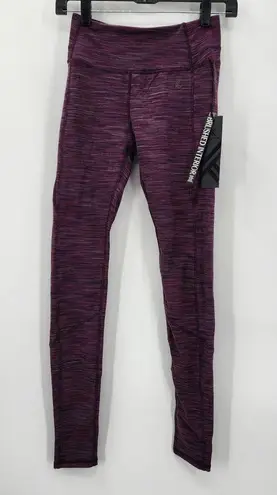 Kyodan  Women's Merlot Space Dye High Waist Double Brushed Legging Size XS NWT