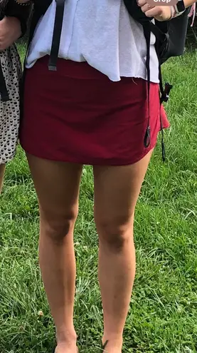 Outdoor Voices Maroon Skort