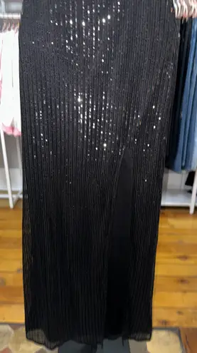 Boutique One Shoulder Black Formal Dress