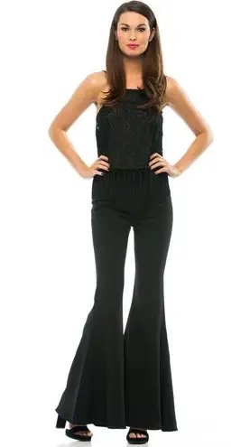 Asilio The Watson Way Flared Hi-Rise Pants Black XS 2 NEW