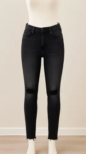 Mother Womens Jeans Size 27 Black Distressed Skinny Street Edgy Casual Cool