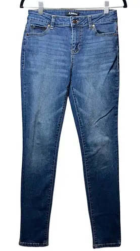 D. Jeans High Rise Skinny Jeans Dark Wash Denim Comfort Stretch Size 4