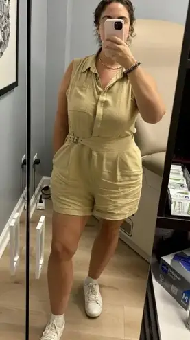 Jason Wu Jason Wu X RTR Tan Belted Romper Size 2