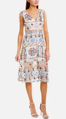 Ali & Jay Embroidered Midi Dress, Size L New w/Tag Retail $148
