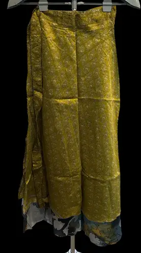 Junglee Billie Wrap Maxi Skirt. Reversible. Multiple