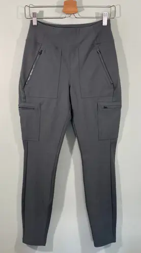 Athleta  Women Grey High Rise Headlands Hybrid Cargo Pull On Pants Size 4