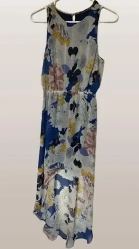 Atmosphere Flowy Blue Floral Flowy High Low Dress Size Small