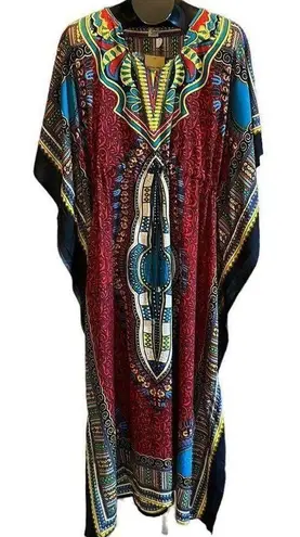 ACE Fashion drawstring full length swim coverup with head wrap