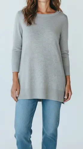 Cable & Gauge Light Gray Knit Top size Sp