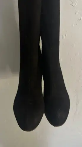 DSW Black Knee-High Boots