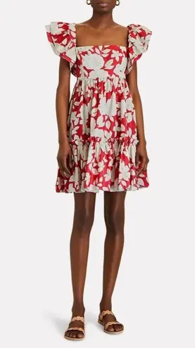 Cara Cara Lexa Ruffled Floral Mini Dress Size XS